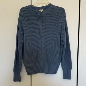 Chunky Blue Knit Sweater